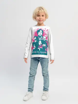 Детский лонгслив / Игра в кальмара: лучшие игроки