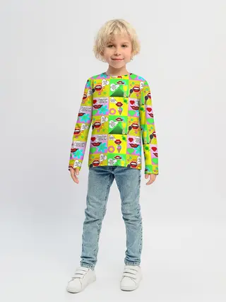 Детский лонгслив / Поэзия губ