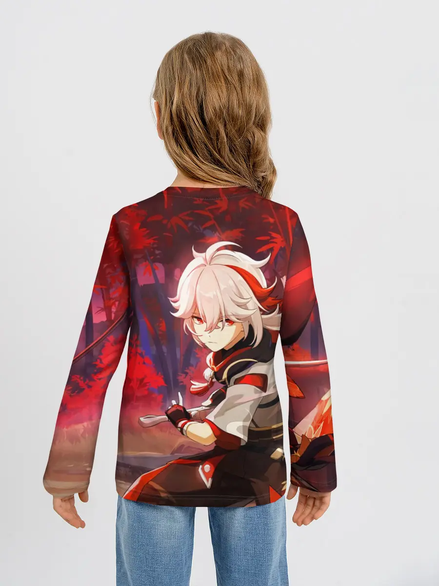 Детский лонгслив / Геншин импакт: Кадзуха