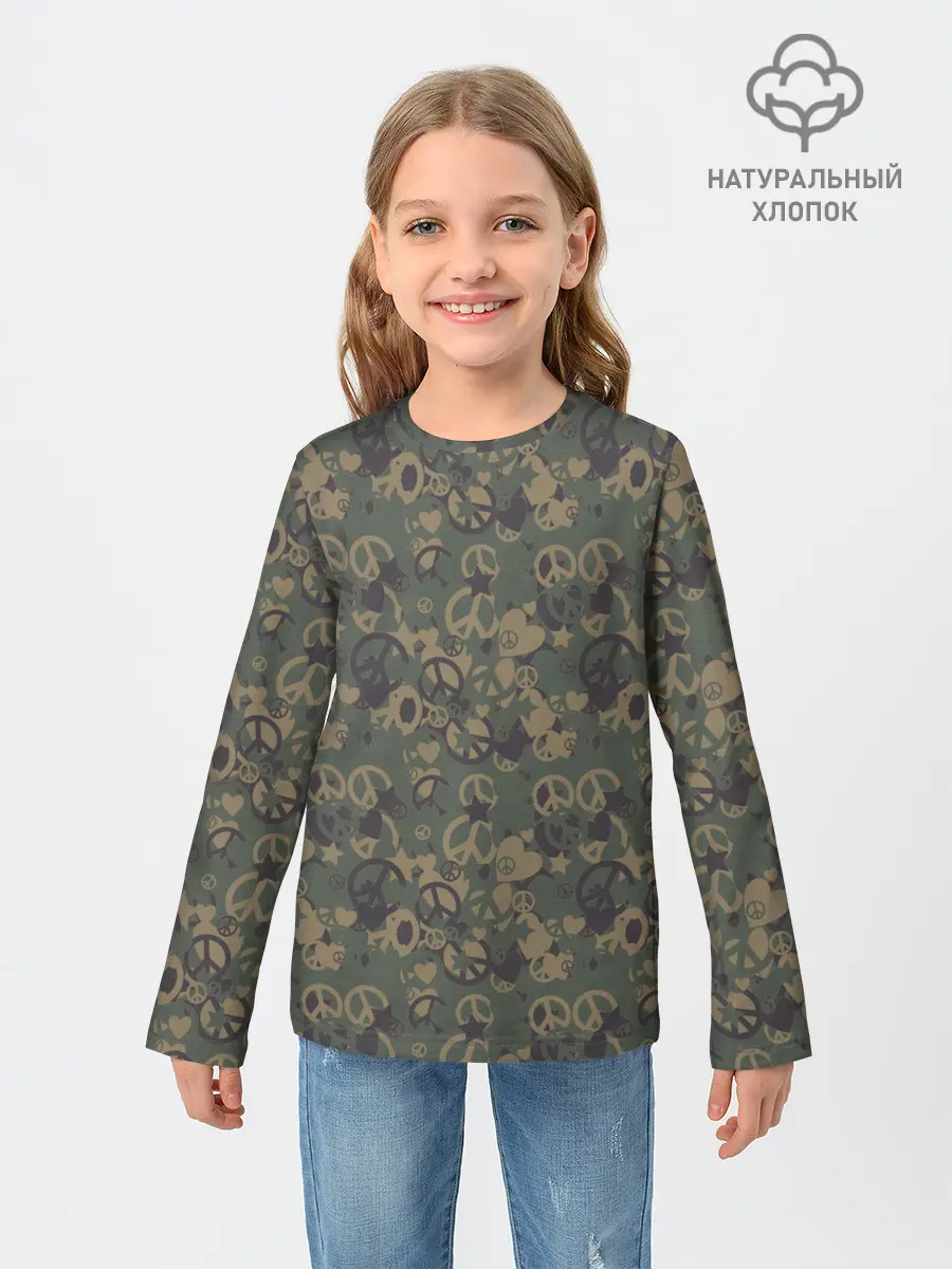 Детский лонгслив / Пацифист