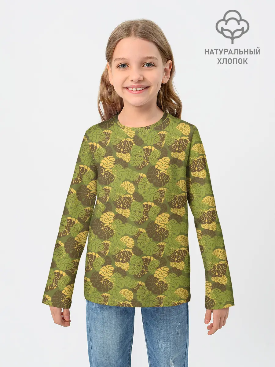 Детский лонгслив / Мозги