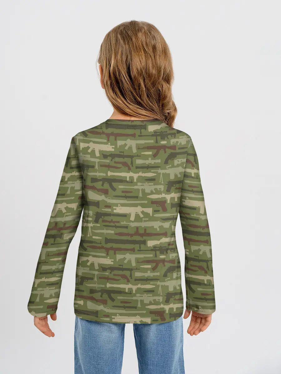 Детский лонгслив / Оружие