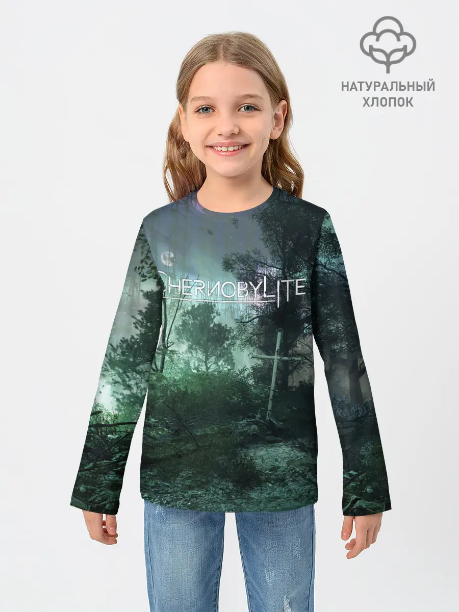 Детский лонгслив / Chernobylite игровой арт