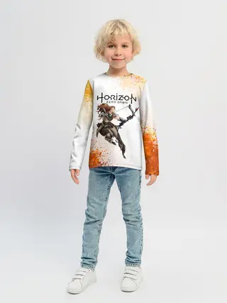 Детский лонгслив / ЭЛОЙ | ГОРИЗОНТ НУЛЕВОЙ РАССВЕТ