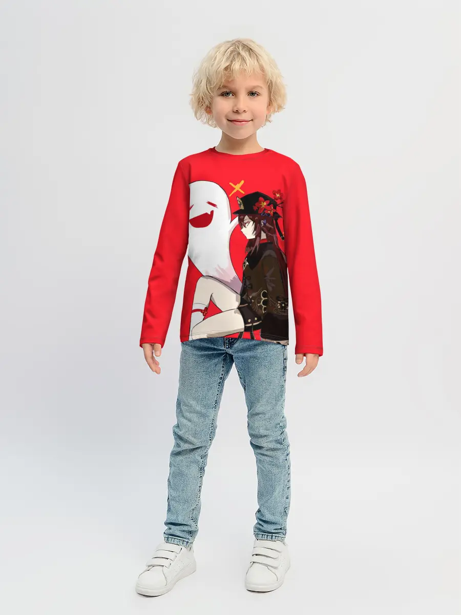 Детский лонгслив / Ху Тао | Hu Tao | Genshin Impact