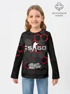 Детский лонгслив / CS:GO 3D плиты