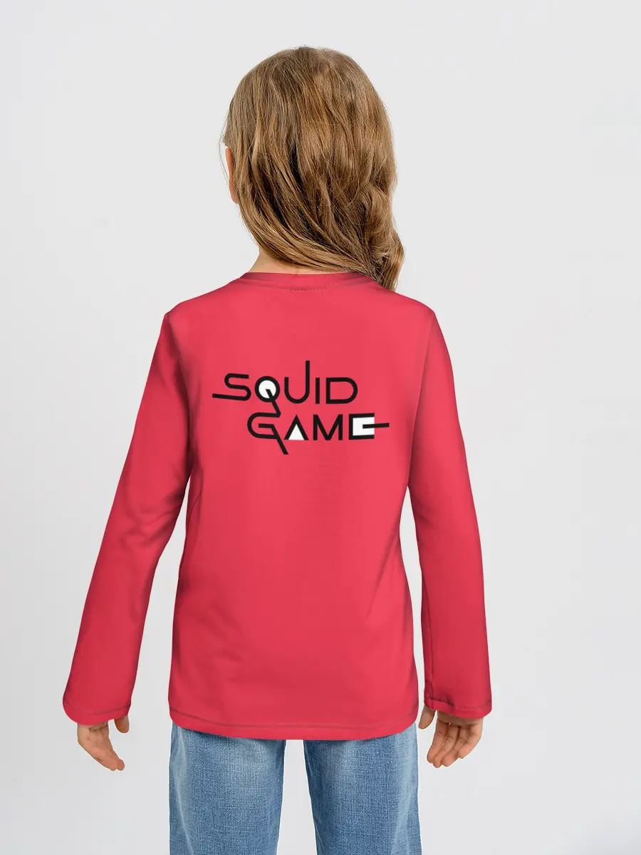 Детский лонгслив / Игра в кальмара: шагающие стражники