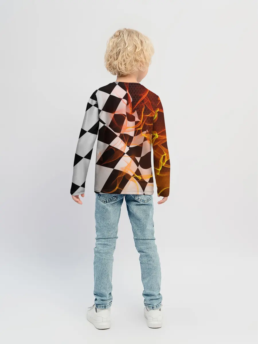 Детский лонгслив / BMW RACING / FIRE RACING