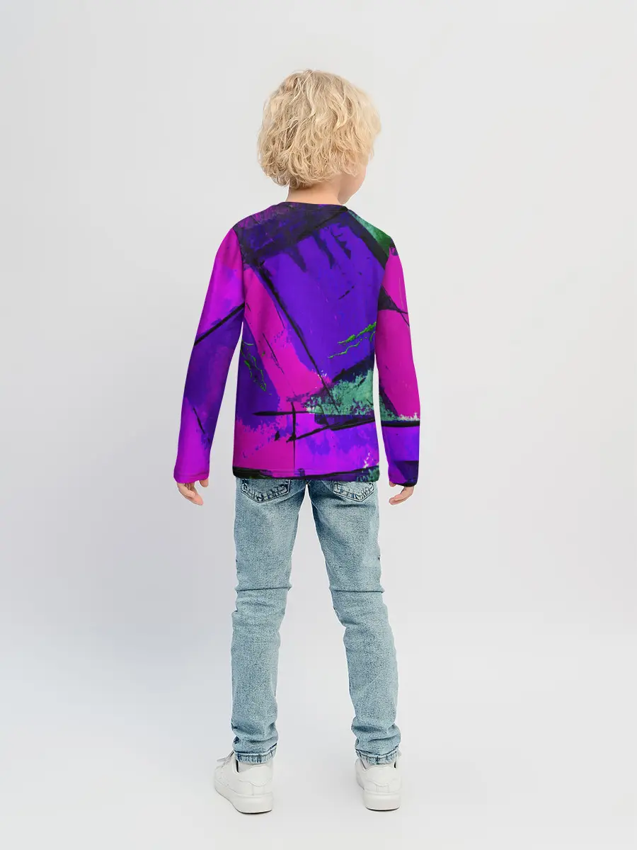Детский лонгслив / Фиолетово!