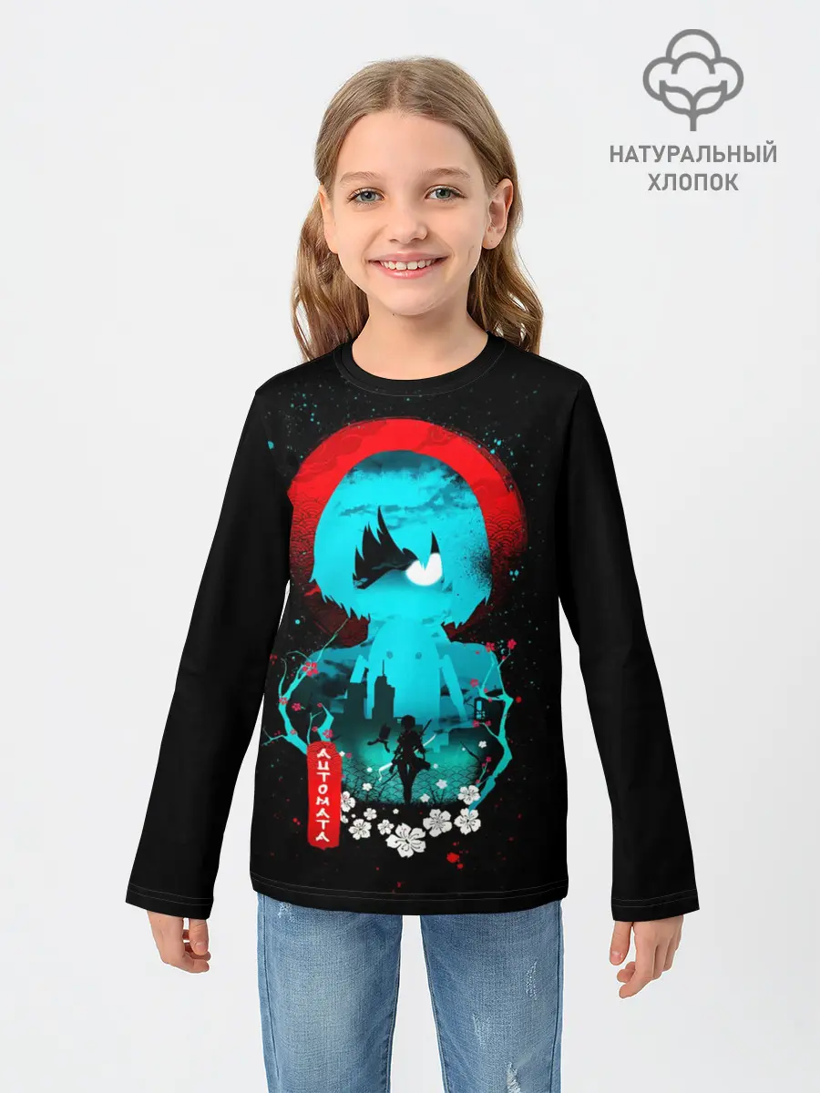 Детский лонгслив / Nier: Automata, YoRHa No 2 Type B