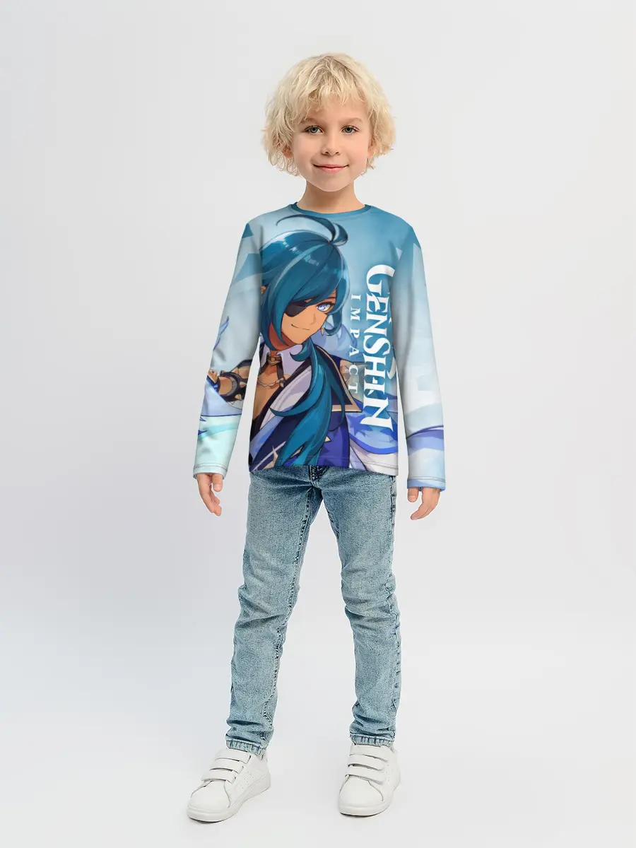 Детский лонгслив / Геншин импакт: Кэйа
