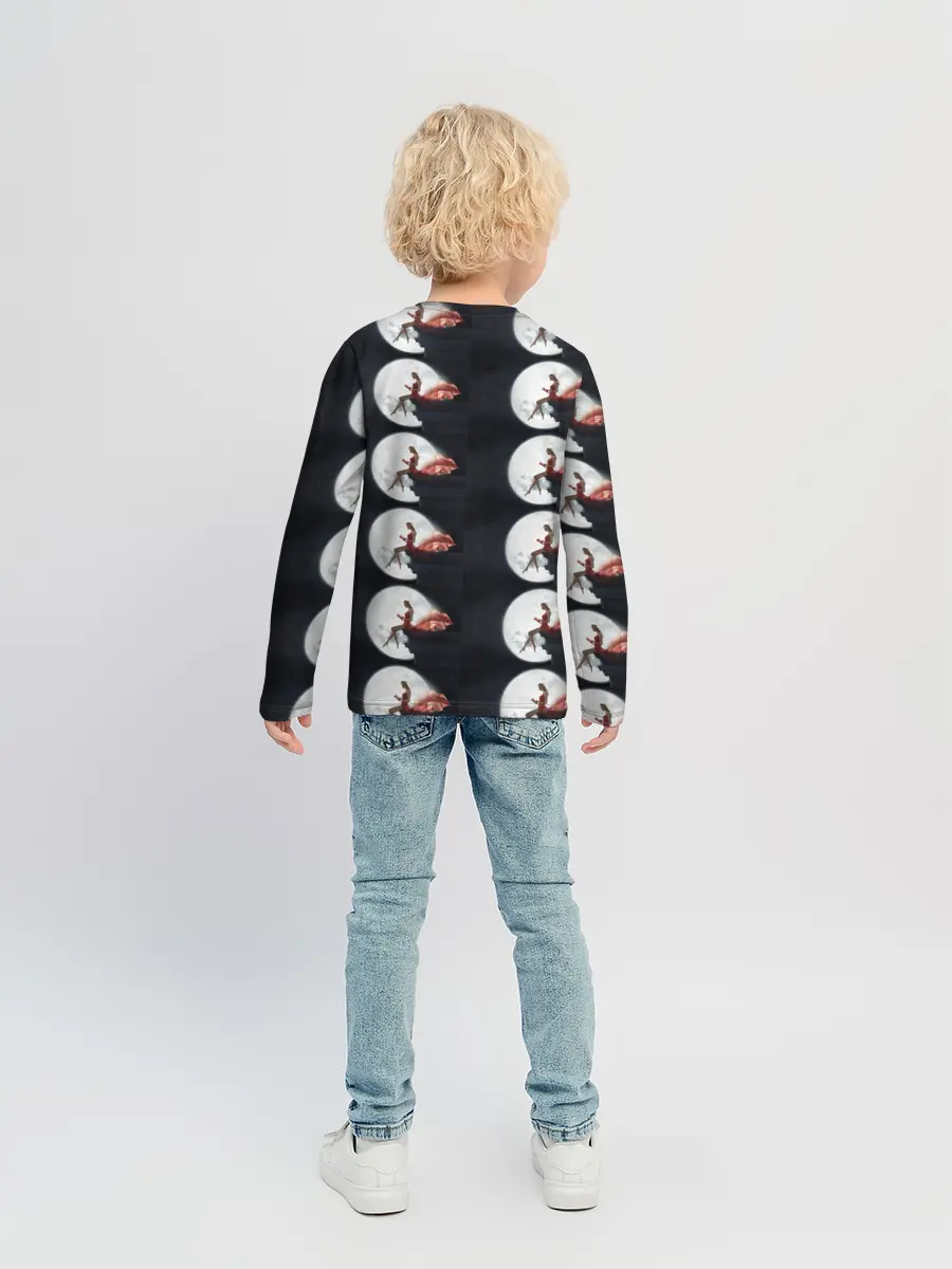 Детский лонгслив / Лунная девушка