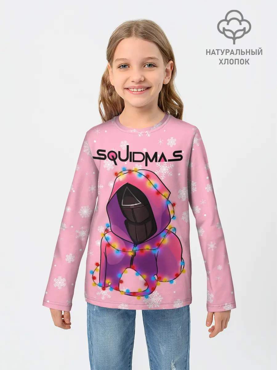 Детский лонгслив / Страж в гирлянде