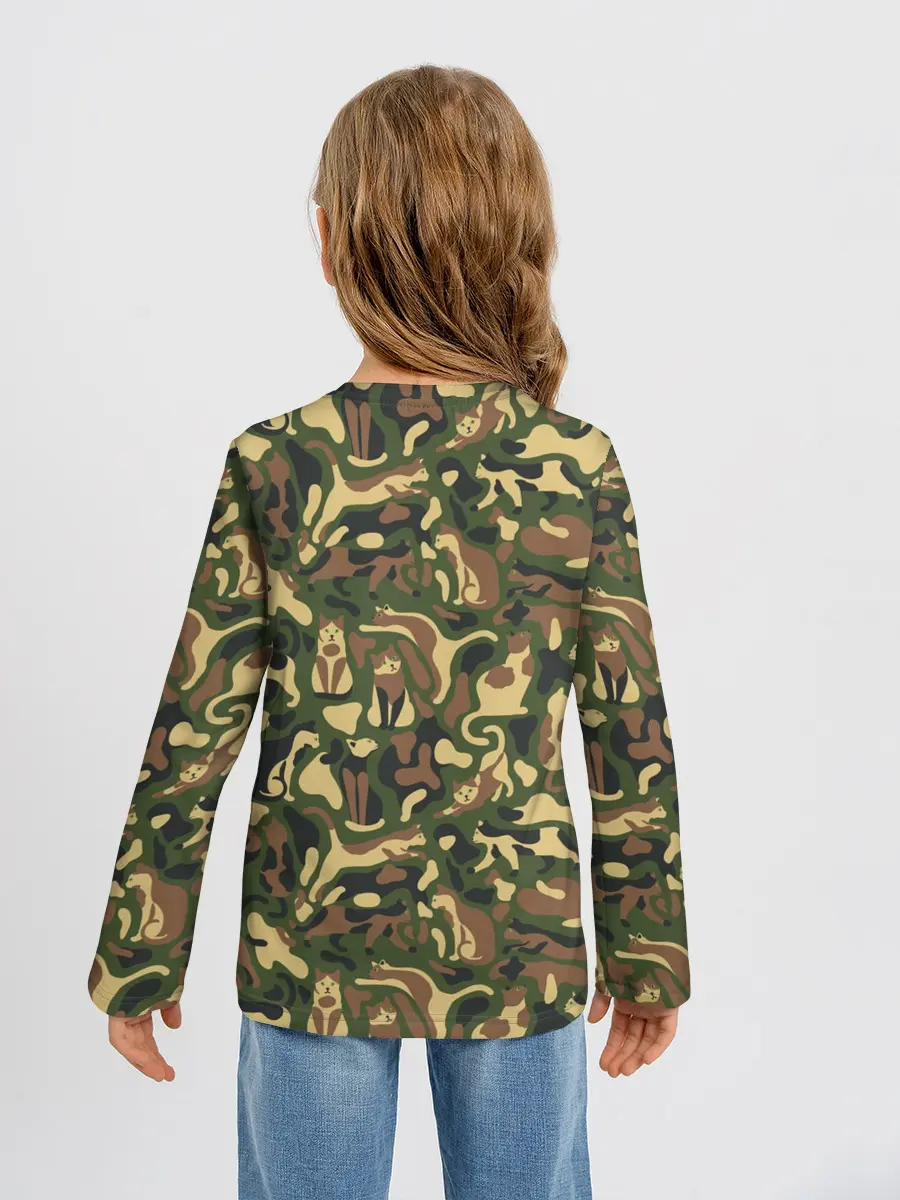 Детский лонгслив / Коты и Кошки