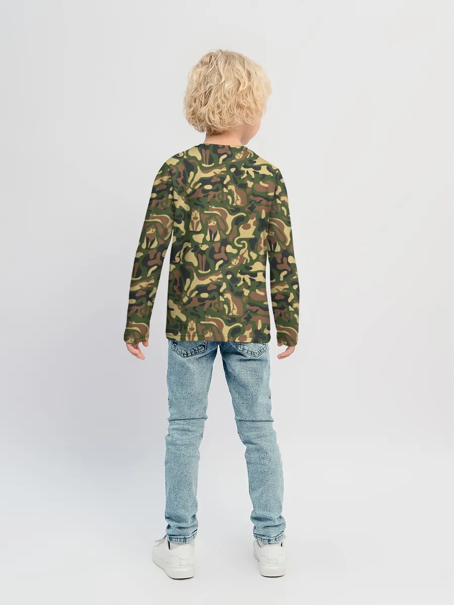 Детский лонгслив / Коты и Кошки