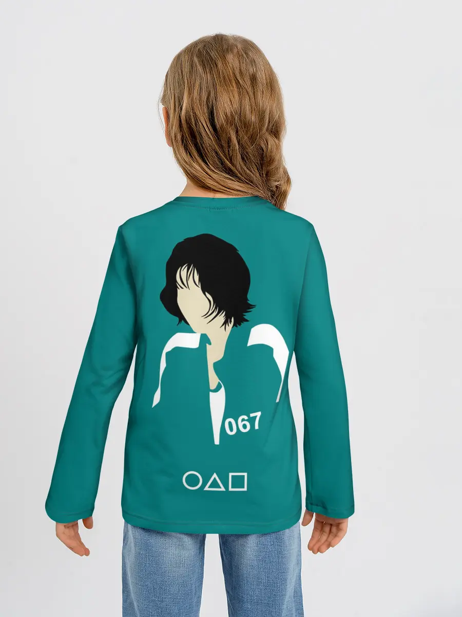 Детский лонгслив / Игра в кальмара: Кан Сэ Бёк 067