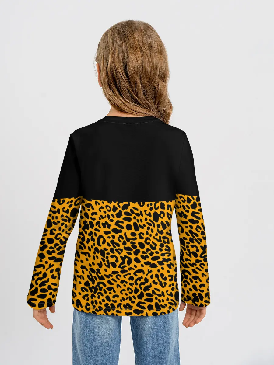 Детский лонгслив / СТИЛЬ ЛЕОПАРДА