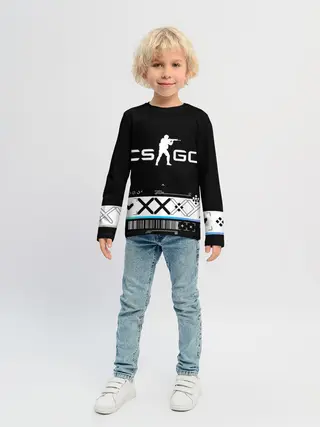 Детский лонгслив / Printstream | Поток информации | CS:GO