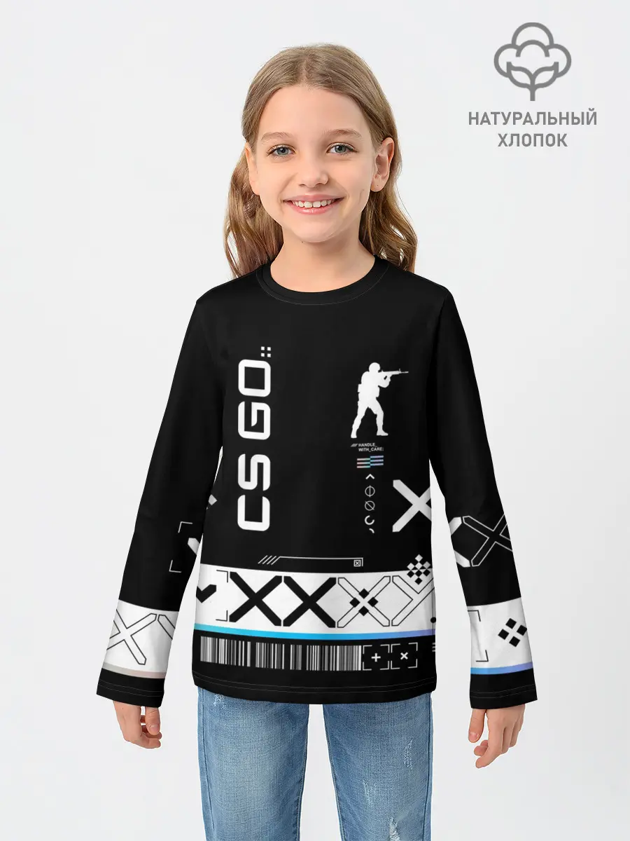 Детский лонгслив / Поток информации | СS:GO