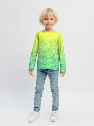 Детский лонгслив / Витражная мозаика