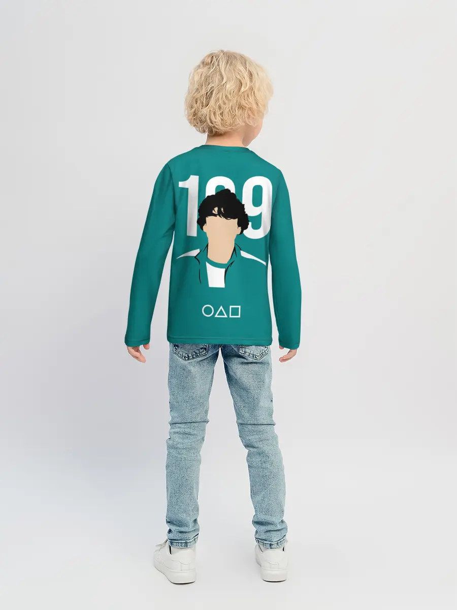 Детский лонгслив / Игра в кальмара: Али Абдул 199