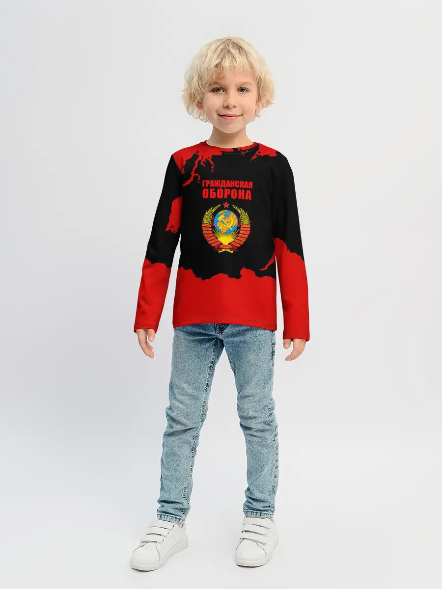 Детский лонгслив / Гражданская оборона: СССР.