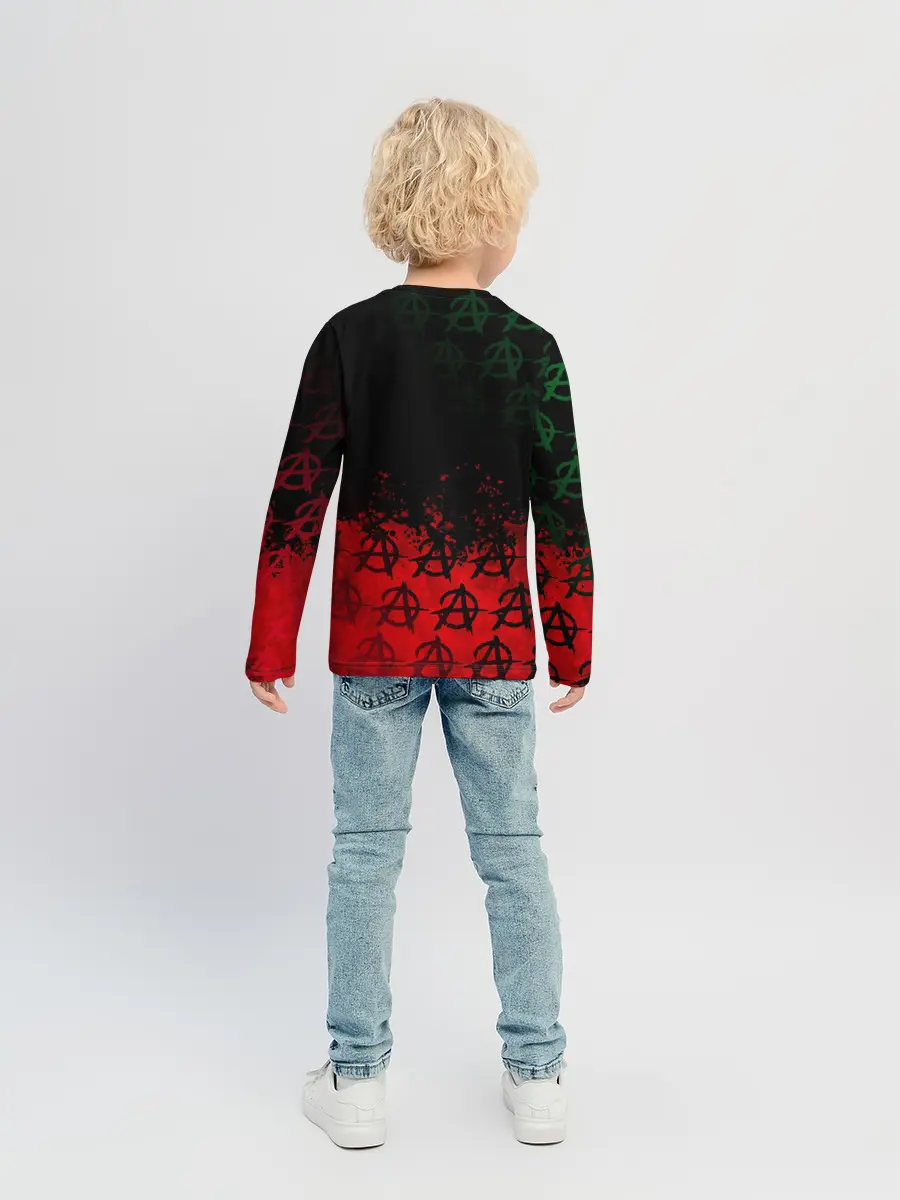 Детский лонгслив / Гражданская оборона / Гр.Об.