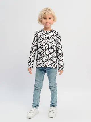 Детский лонгслив / Сибирский Хаски