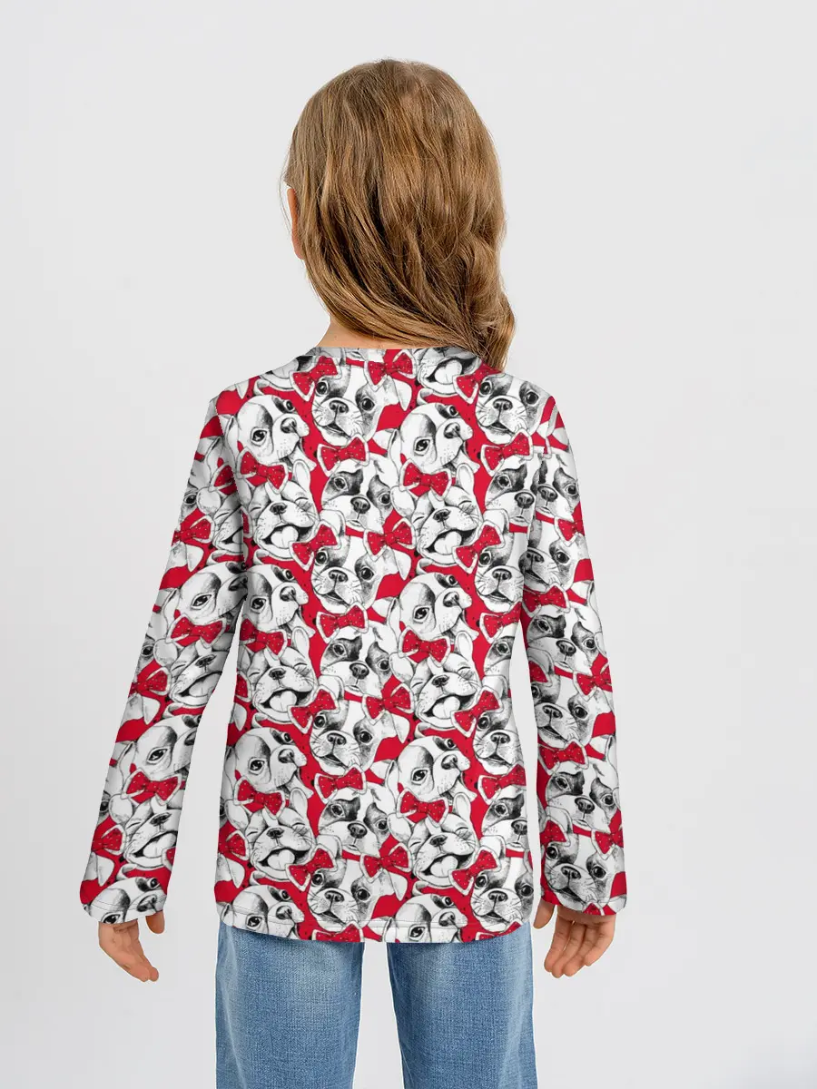 Детский лонгслив / Французский Бульдог