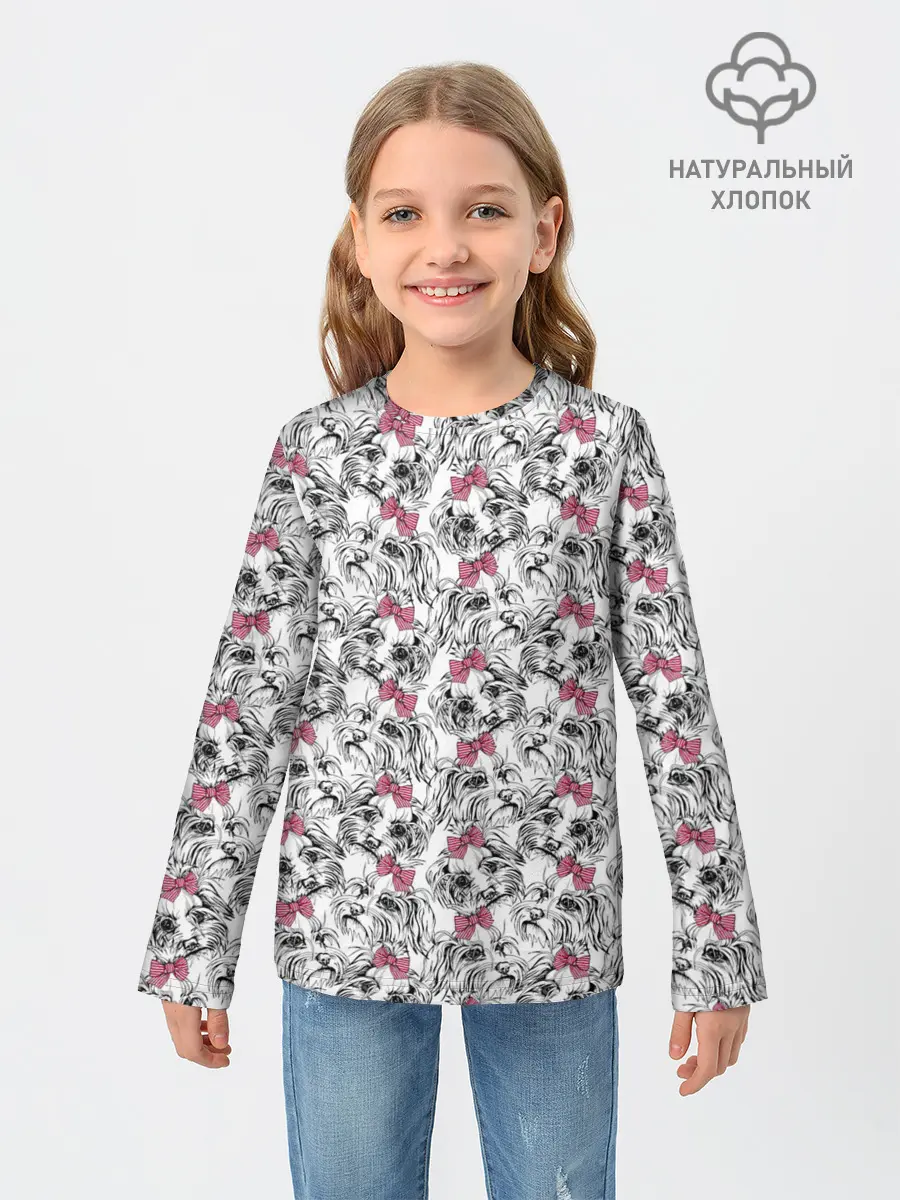 Детский лонгслив / Мальтийская Болонка