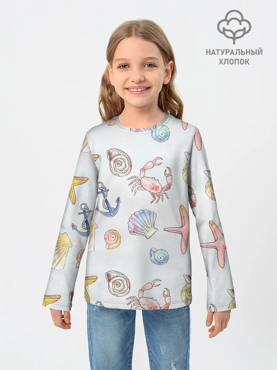 Детский лонгслив / морские ляльки
