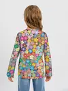 Детский лонгслив / цветы цветочки
