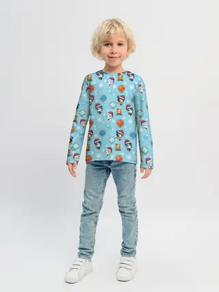 Детский лонгслив / Genshin Impact Pattern