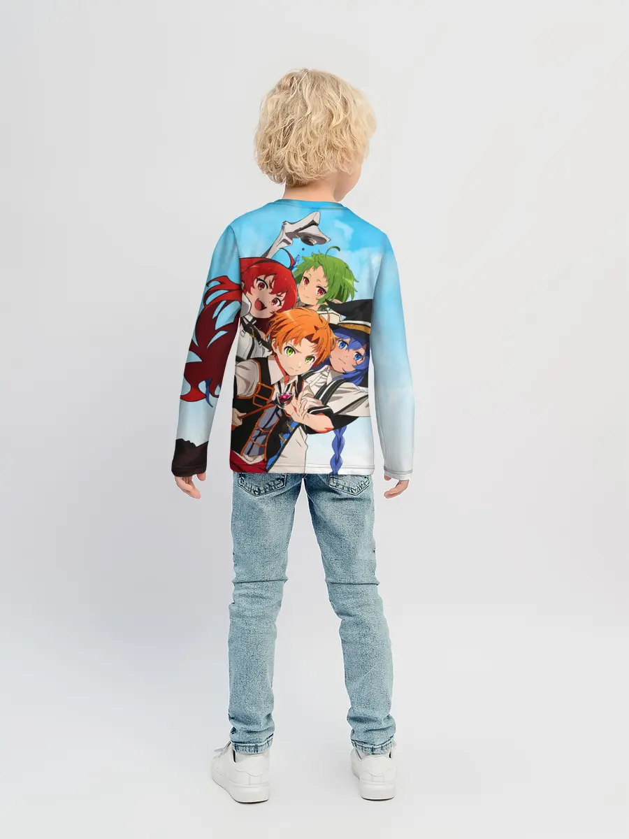 Детский лонгслив / Реинкарнация безработного главные герои