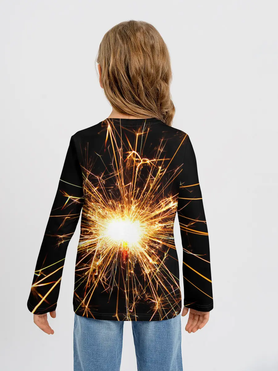 Детский лонгслив / фейерверк души