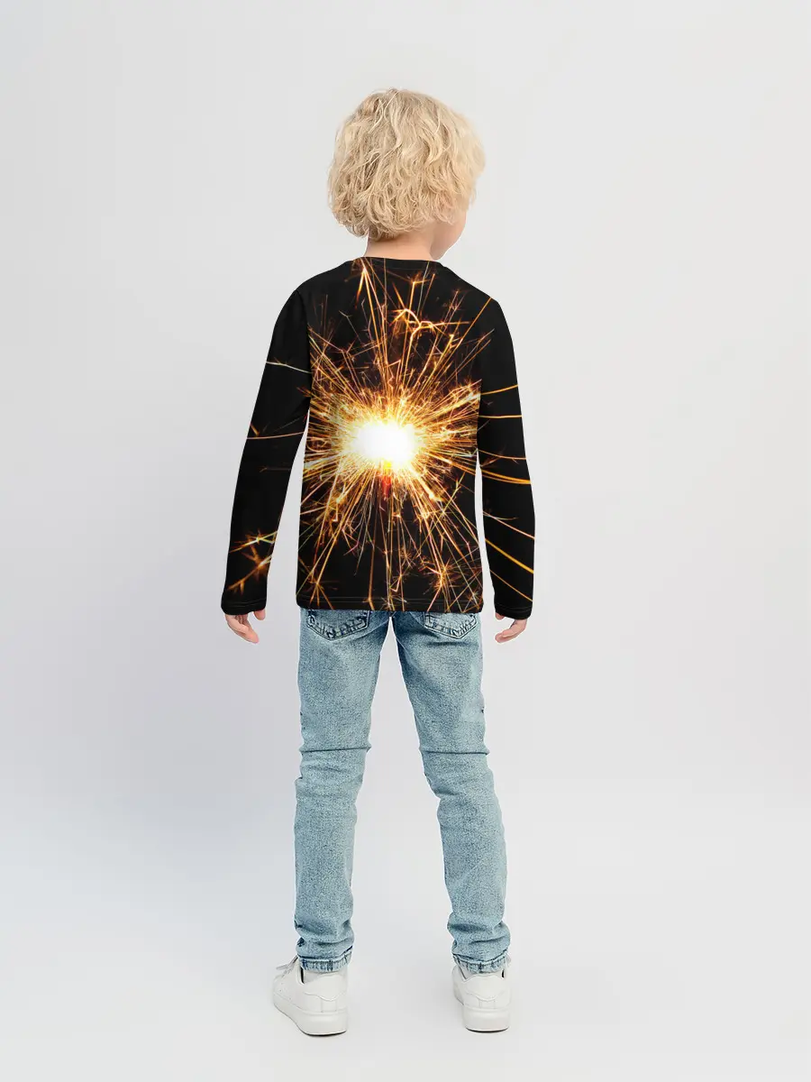 Детский лонгслив / фейерверк души