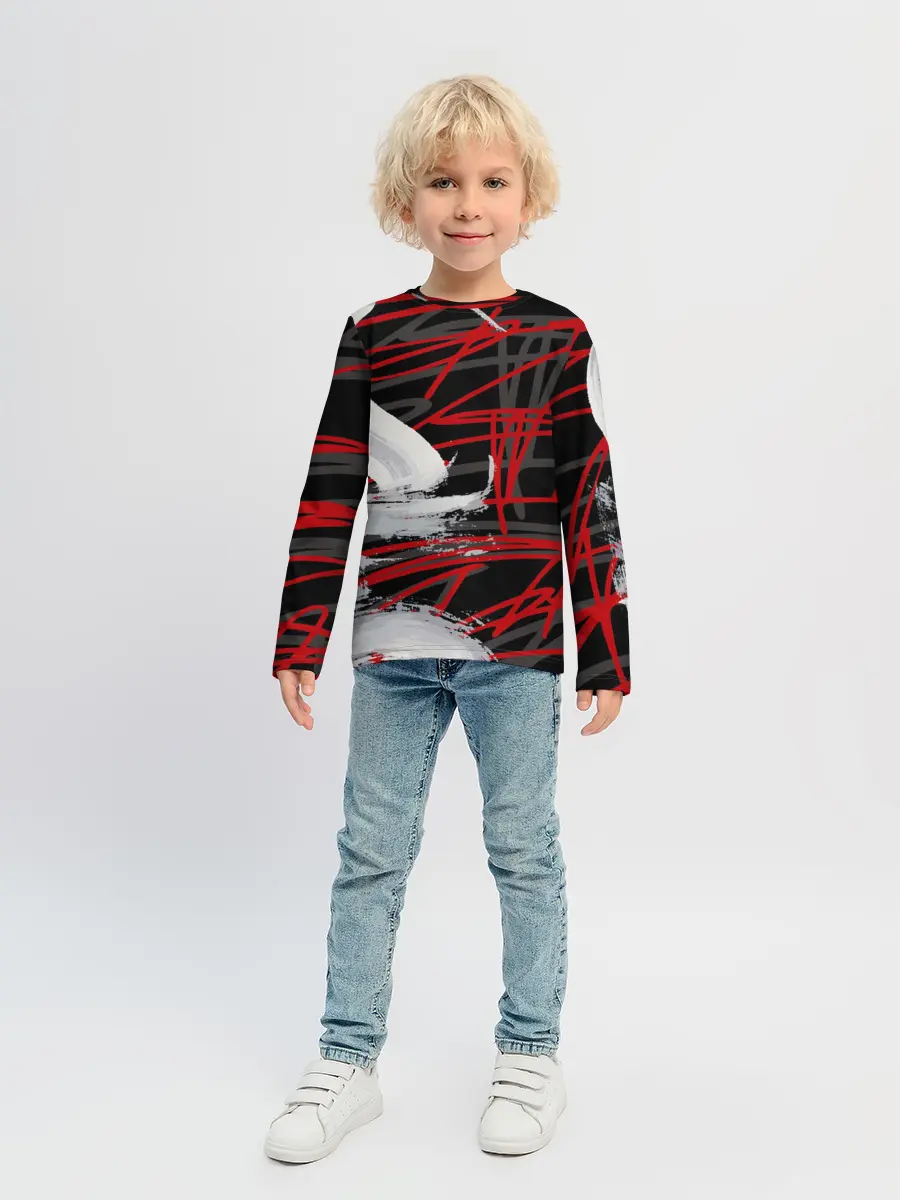 Детский лонгслив / Экспрессия