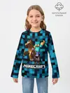 Детский лонгслив / Minecraft, Пиксели