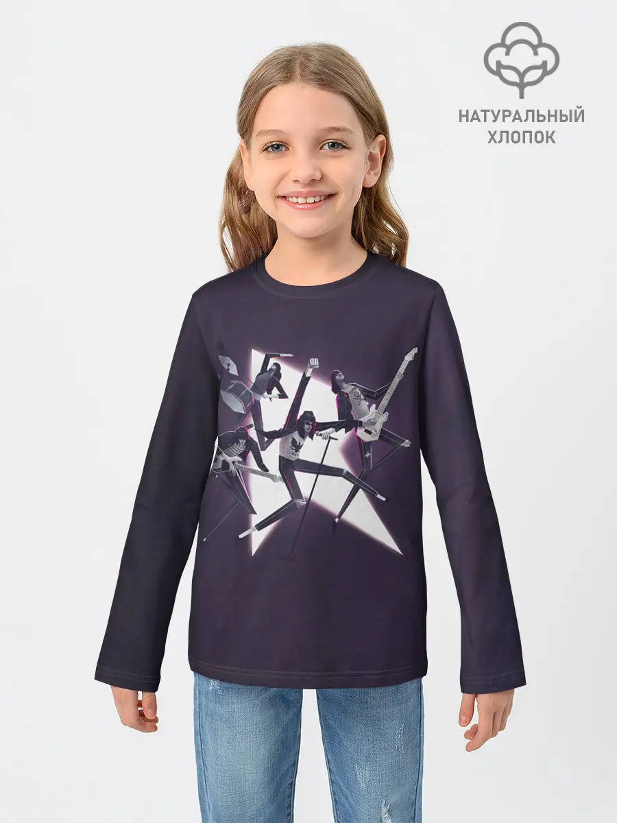 Детский лонгслив / Punk stars
