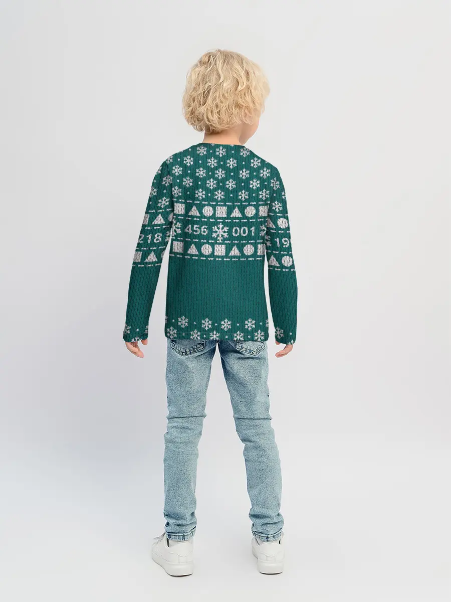 Детский лонгслив / Орнамент Ojingeo geim