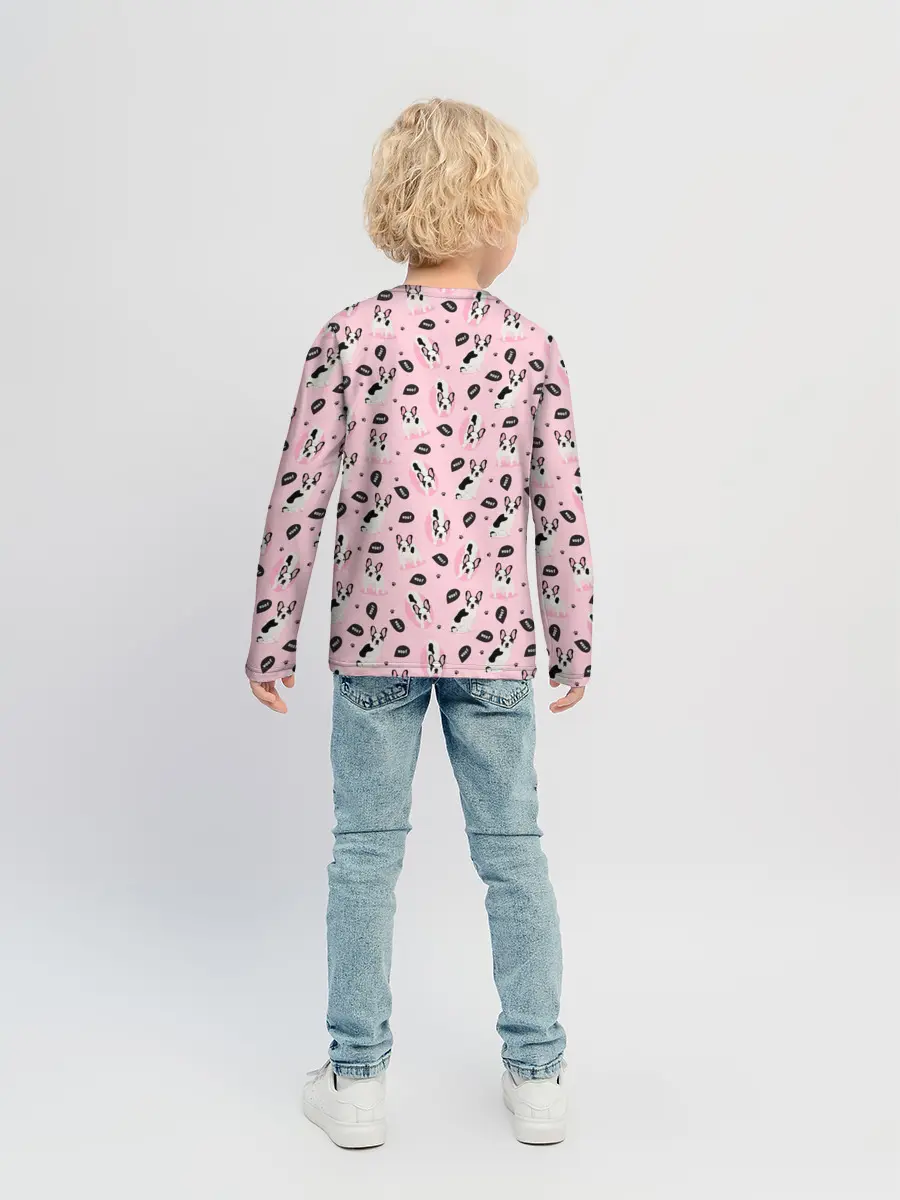 Детский лонгслив / Бульдог Французский