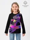 Детский лонгслив / Голографический ураган