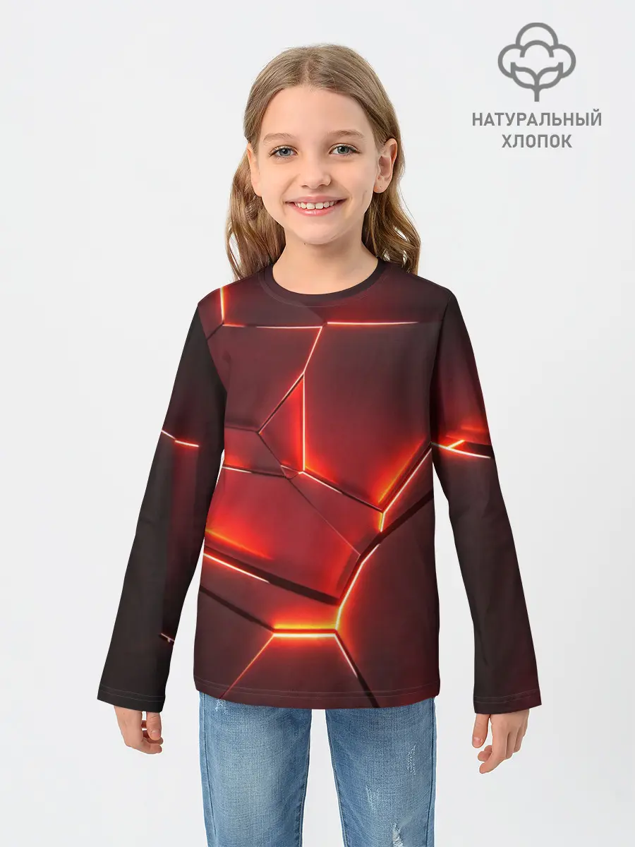 Детский лонгслив / ПЛИТЫ НА НЕОНЕ