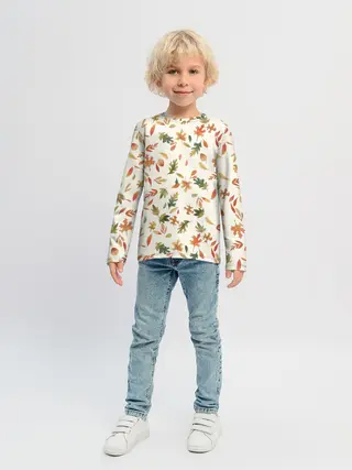 Детский лонгслив / Тёплая осень