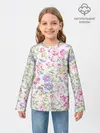 Детский лонгслив / Яркие весенние цветы