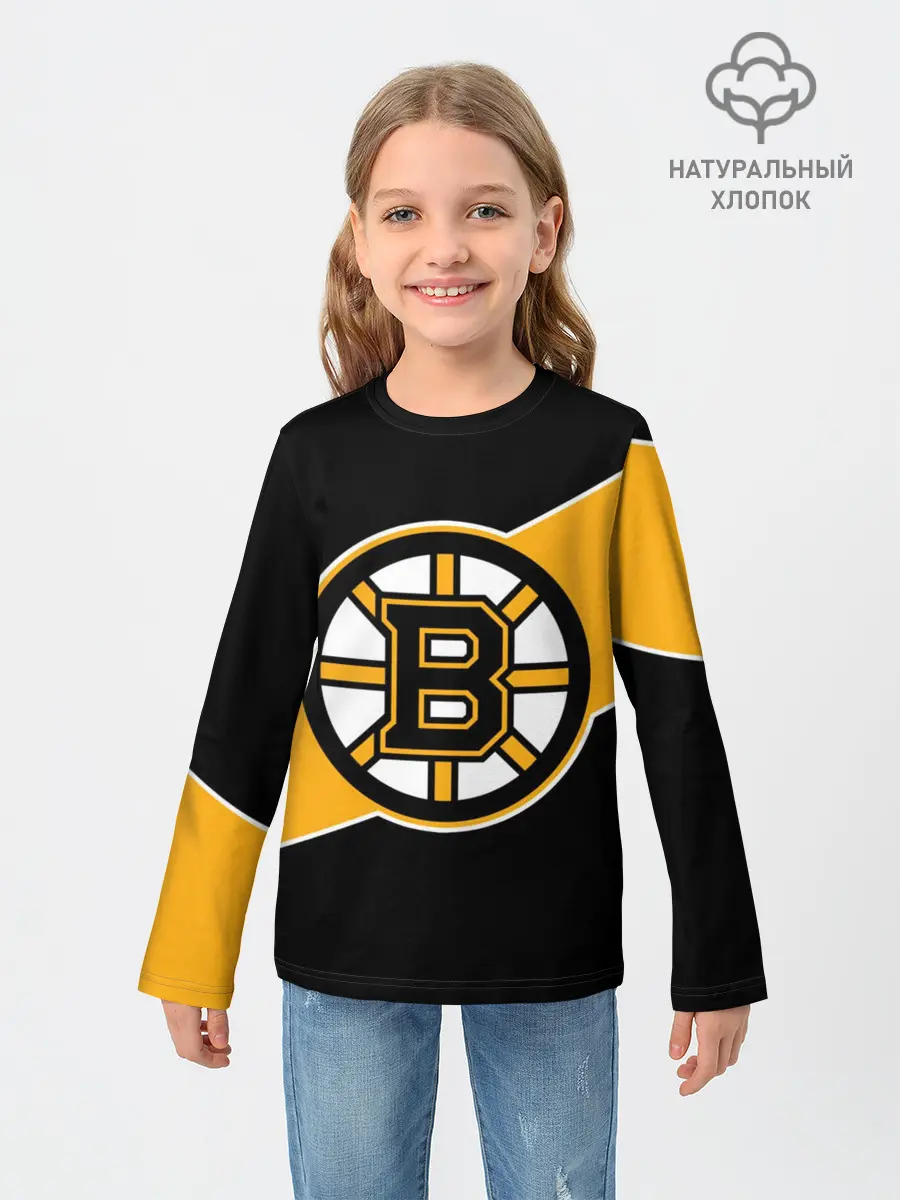 Детский лонгслив / Бостон Брюинз, Boston Bruins