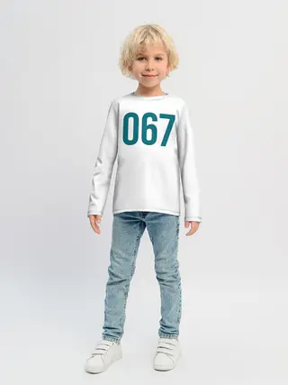 Детский лонгслив / Squid game - Кан Сэ Бёк 067