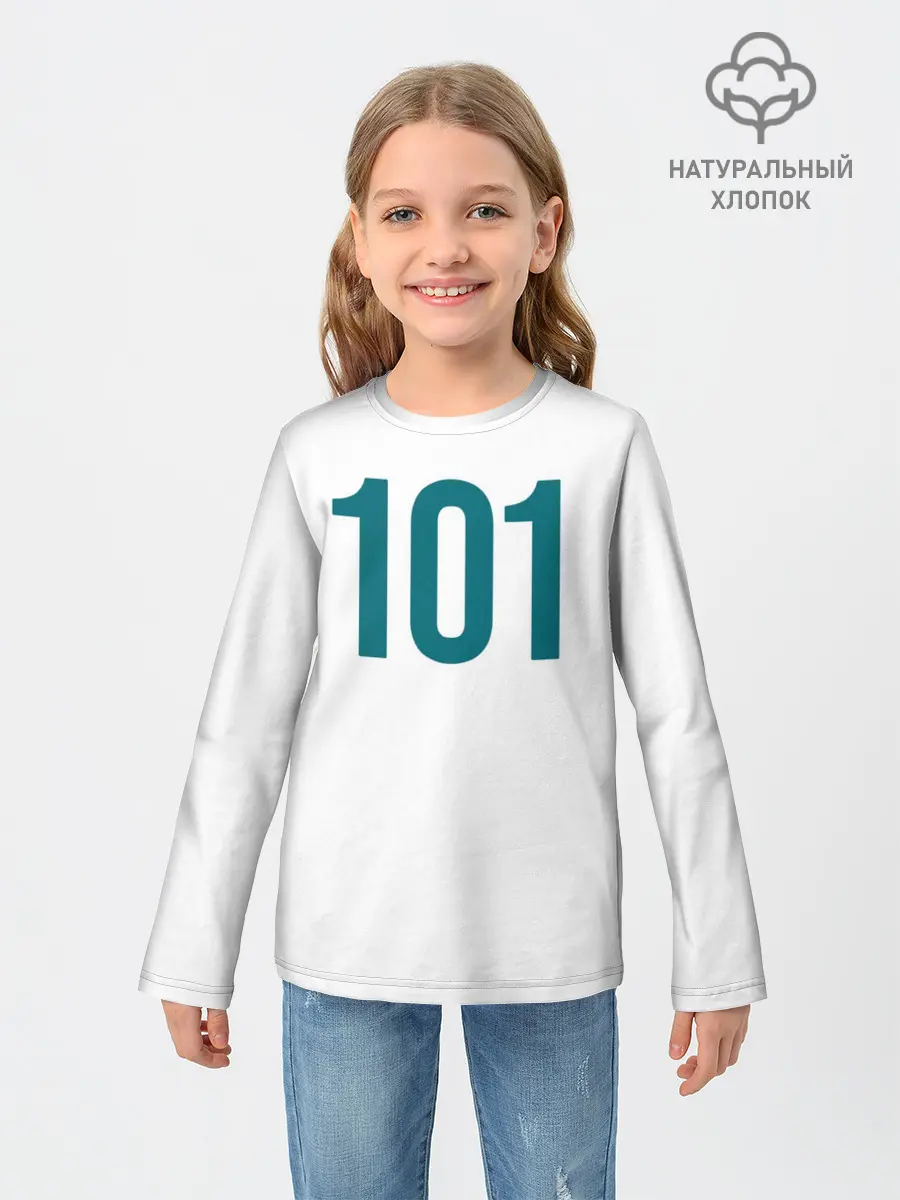 Детский лонгслив / Squid game - Чан Док Су 101