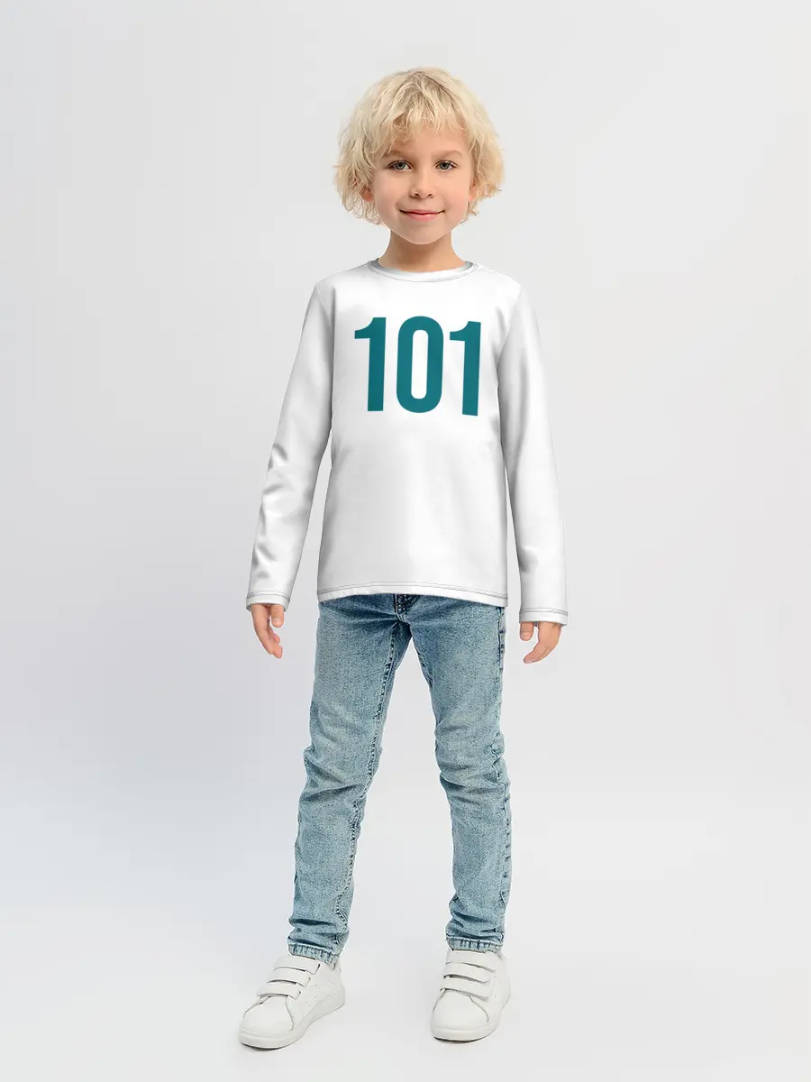 Детский лонгслив / Squid game - Чан Док Су 101