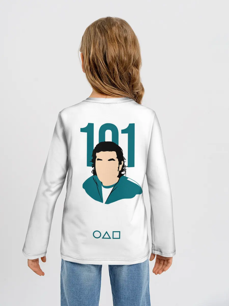 Детский лонгслив / Squid game - Чан Док Су 101